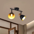 Brilagi - Spot svetlo ODENSE 2xE14/10W/230V kaučukovo drvo/crna