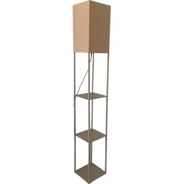 Brilagi - Stojeća lampa sa policama GRADUS 1xE27/40W/230V 150 cm siva/bež