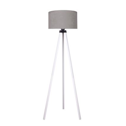 Brilagi - Stojeća lampa VELVET 1xE27/60W/230V bela/siva