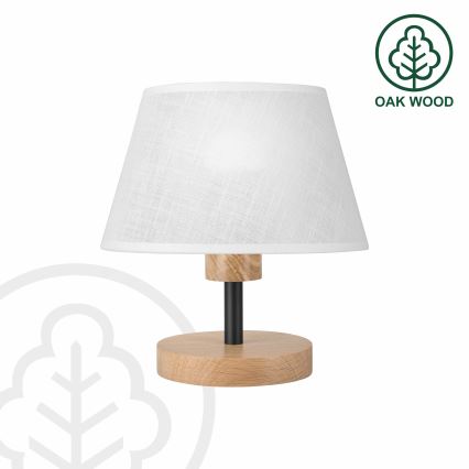 Brilagi - Stona lampa ANTHONY 1xE27/60W/230V hrast/bela