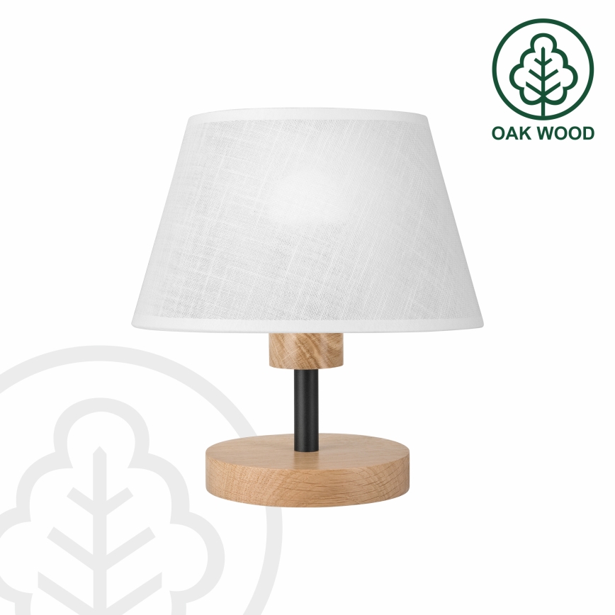 Brilagi - Stona lampa ANTHONY 1xE27/60W/230V hrast/bela