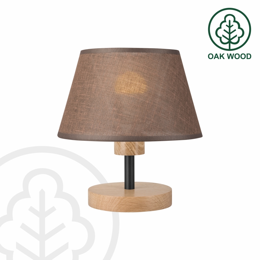 Brilagi - Stona lampa ANTHONY 1xE27/60W/230V hrast/braon