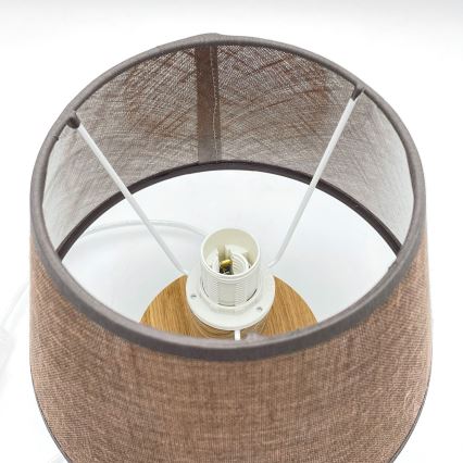 Brilagi - Stona lampa ANTHONY 1xE27/60W/230V hrast/braon