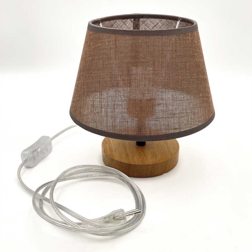 Brilagi - Stona lampa ANTHONY 1xE27/60W/230V hrast/braon