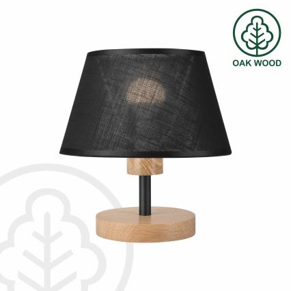 Brilagi - Stona lampa ANTHONY 1xE27/60W/230V hrast/crno