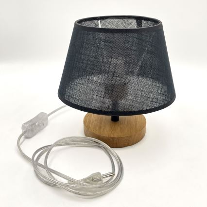 Brilagi - Stona lampa ANTHONY 1xE27/60W/230V hrast/crno