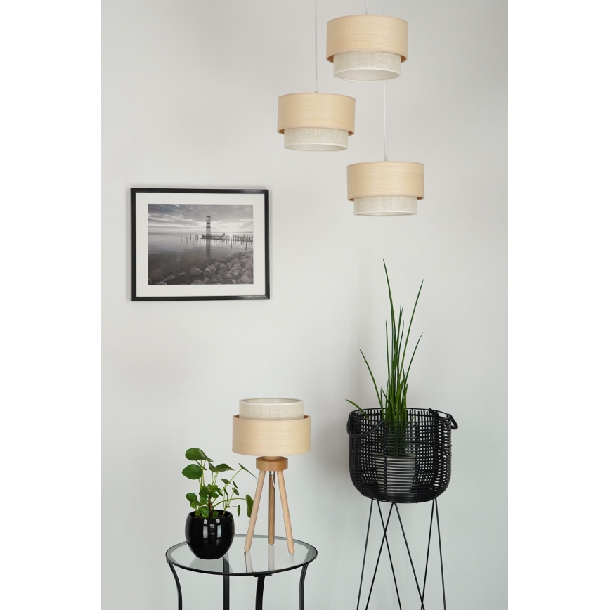 Brilagi - Stona lampa ARIZONA BOHO 1xE27/15W/230V bež