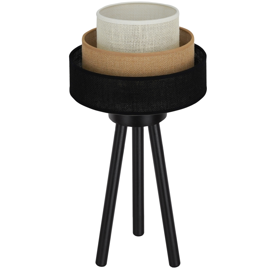 Brilagi - Stona lampa ASPEN LUNETA 1xE27/15W/230V crno/bež/kremasta