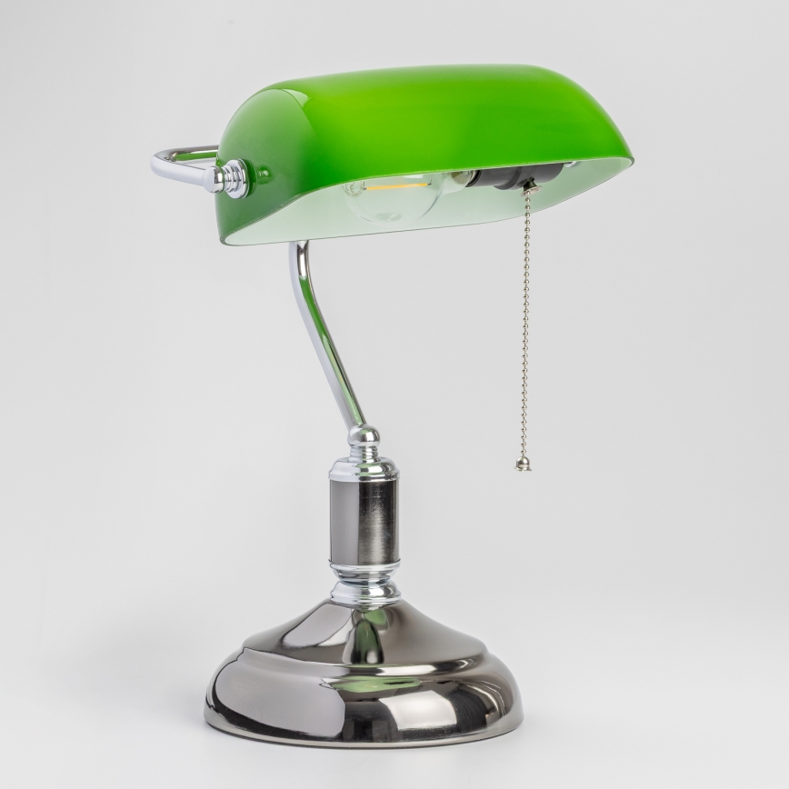 Brilagi - Stona lampa BANK OFFICE 1xE27/60W/230V crna/srebrna/zelena
