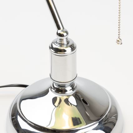 Brilagi - Stona lampa BANK OFFICE 1xE27/60W/230V sjajni krom/zelena
