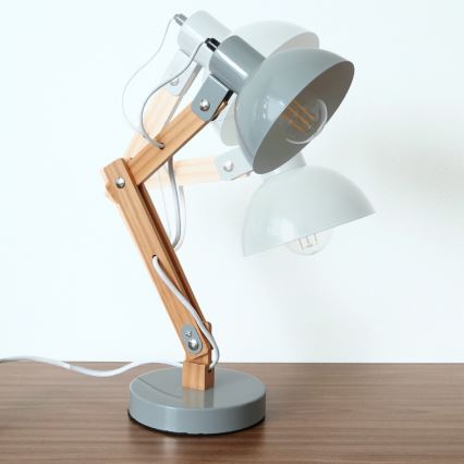 Brilagi - Stona lampa FOCUS 1xE27/40W/230V siva