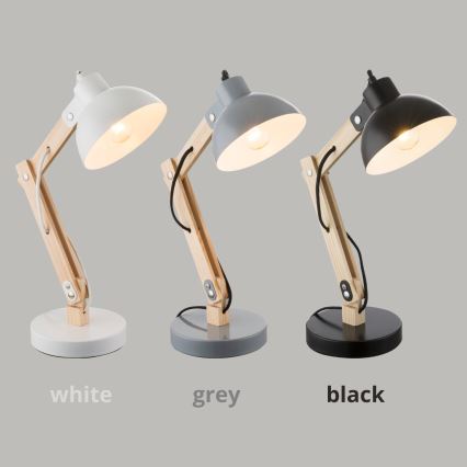 Brilagi - Stona lampa FOCUS 1xE27/40W/230V siva