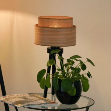 Brilagi - Stona lampa MONTANA BOHO 1xE27/15W/230V braon/crno