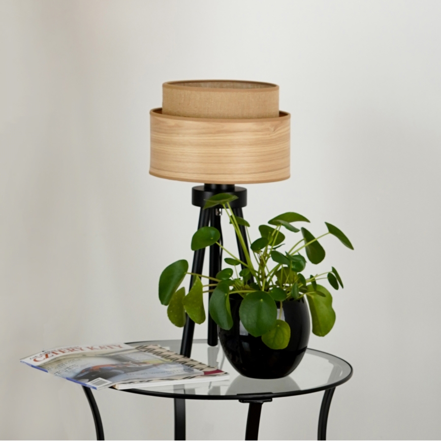 Brilagi - Stona lampa MONTANA BOHO 1xE27/15W/230V braon/crno