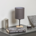 Brilagi - Stona lampa NUBILA WOOD 1xE27/25W/230V hrast/antracit