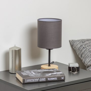 Brilagi - Stona lampa NUBILA WOOD 1xE27/25W/230V hrast/antracit