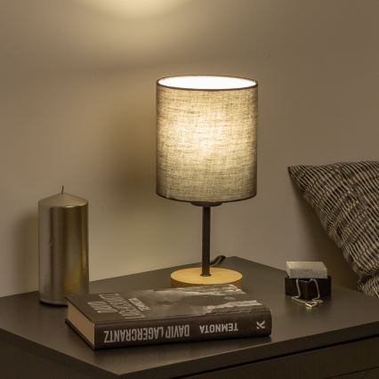 Brilagi - Stona lampa NUBILA WOOD 1xE27/25W/230V hrast/antracit