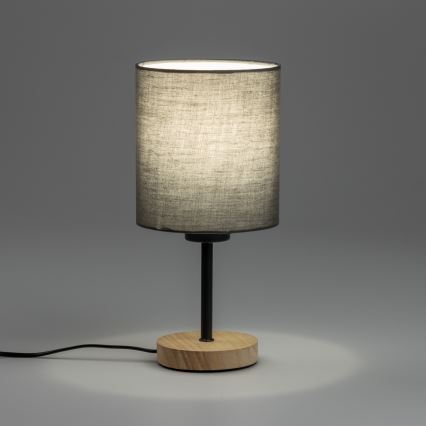 Brilagi - Stona lampa NUBILA WOOD 1xE27/25W/230V hrast/antracit