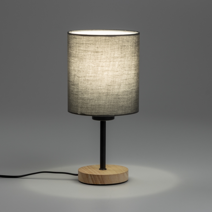 Brilagi - Stona lampa NUBILA WOOD 1xE27/25W/230V hrast/antracit