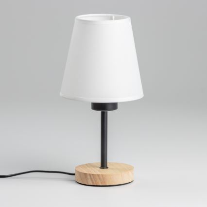 Brilagi - Stona lampa NUBILA WOOD 1xE27/25W/230V hrast/bela