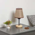 Brilagi - Stona lampa NUBILA WOOD 1xE27/25W/230V hrast/braon
