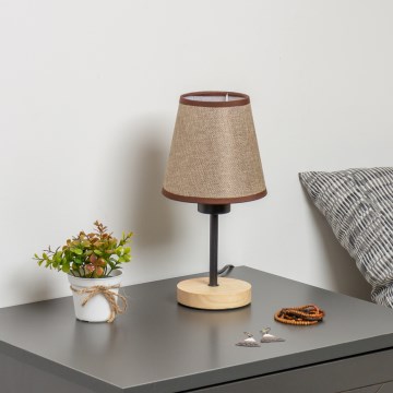 Brilagi - Stona lampa NUBILA WOOD 1xE27/25W/230V hrast/braon