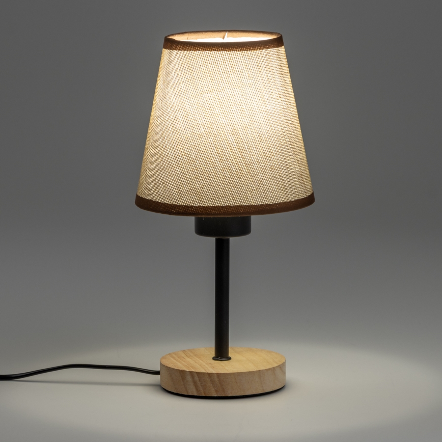 Brilagi - Stona lampa NUBILA WOOD 1xE27/25W/230V hrast/braon