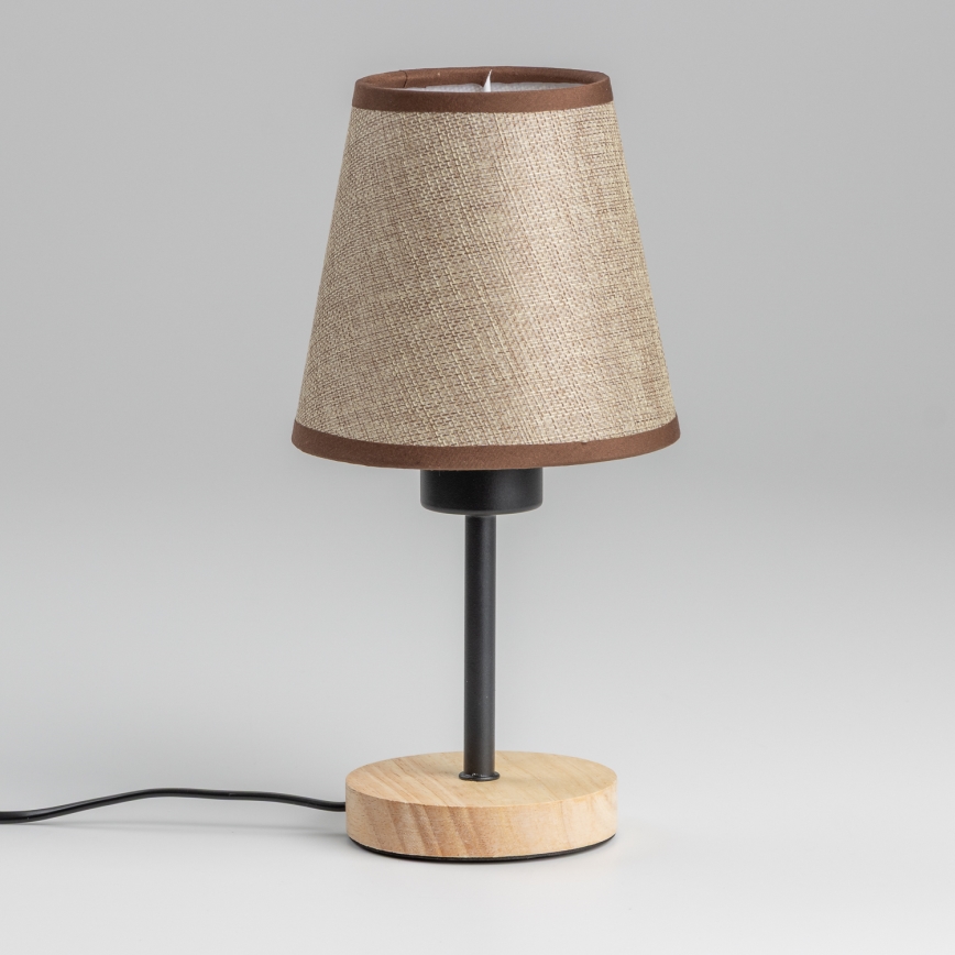 Brilagi - Stona lampa NUBILA WOOD 1xE27/25W/230V hrast/braon