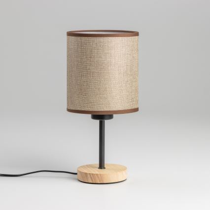 Brilagi - Stona lampa NUBILA WOOD 1xE27/25W/230V hrast/braon