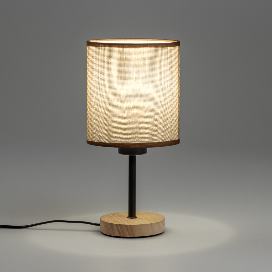Brilagi - Stona lampa NUBILA WOOD 1xE27/25W/230V hrast/braon