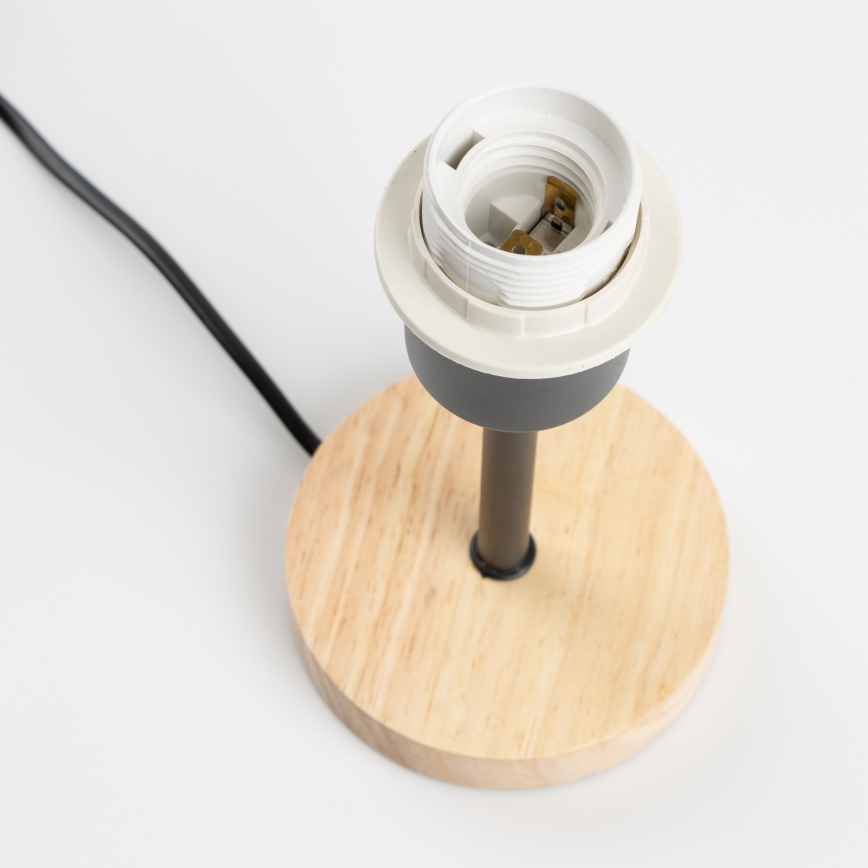 Brilagi - Stona lampa NUBILA WOOD 1xE27/25W/230V hrast/crno