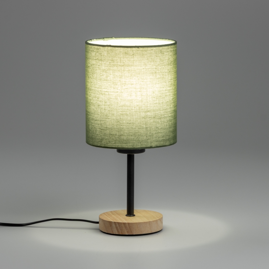 Brilagi - Stona lampa NUBILA WOOD 1xE27/25W/230V hrast/crno