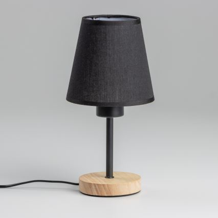 Brilagi - Stona lampa NUBILA WOOD 1xE27/25W/230V hrast/crno