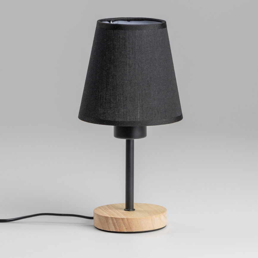 Brilagi - Stona lampa NUBILA WOOD 1xE27/25W/230V hrast/crno