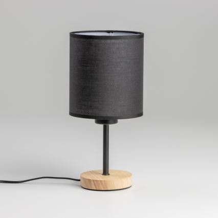 Brilagi - Stona lampa NUBILA WOOD 1xE27/25W/230V hrast/crno