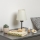 Brilagi - Stona lampa NUBILA WOOD 1xE27/25W/230V hrast/kremasta