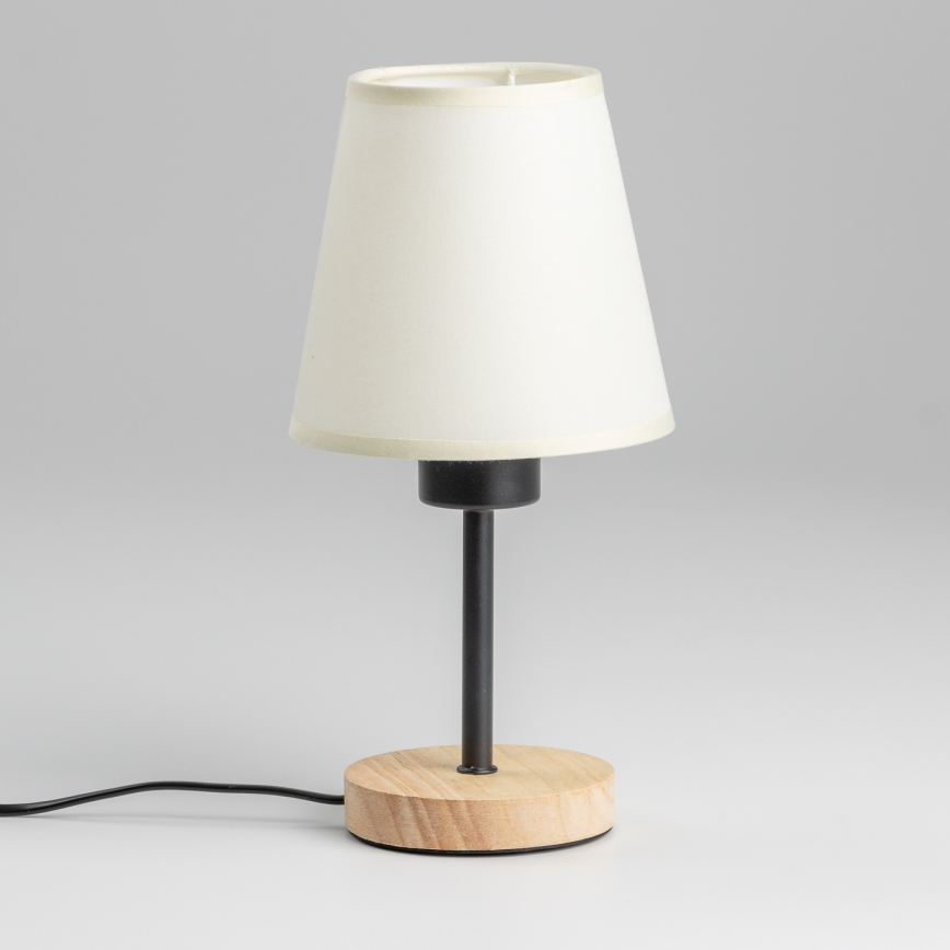 Brilagi - Stona lampa NUBILA WOOD 1xE27/25W/230V hrast/kremasta