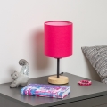 Brilagi - Stona lampa NUBILA WOOD 1xE27/25W/230V hrast/roze