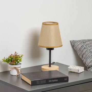 Brilagi - Stona lampa NUBILA WOOD 1xE27/25W/230V hrast/svetlobraon