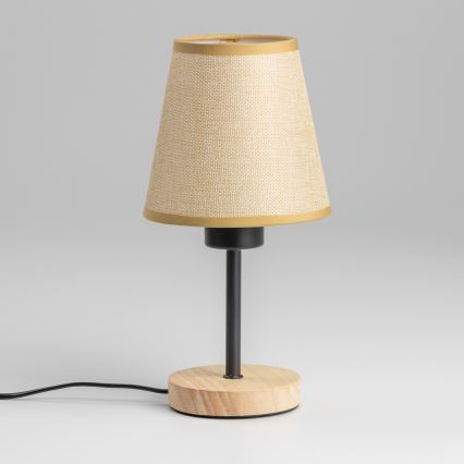 Brilagi - Stona lampa NUBILA WOOD 1xE27/25W/230V hrast/svetlobraon