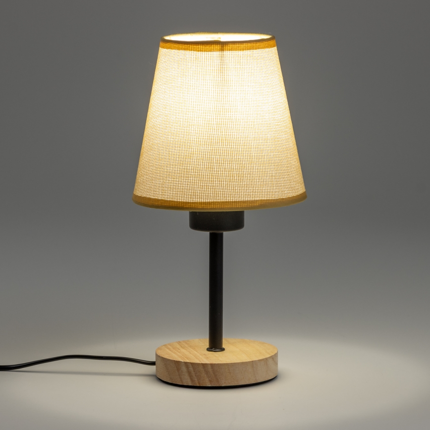 Brilagi - Stona lampa NUBILA WOOD 1xE27/25W/230V hrast/svetlobraon