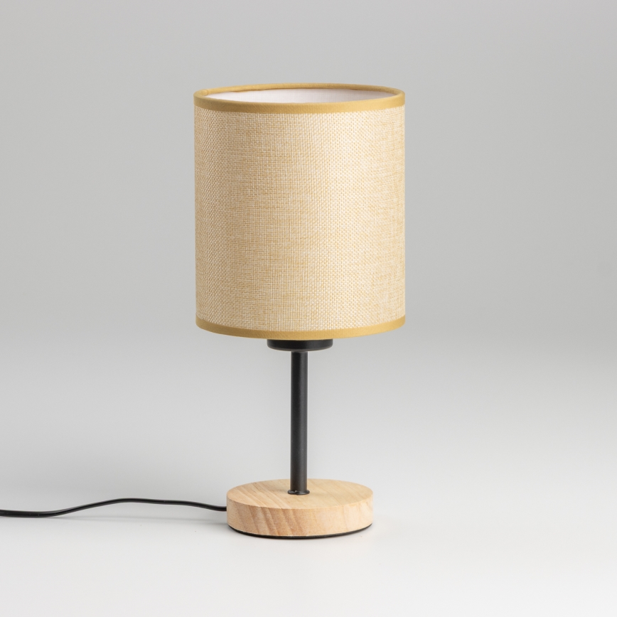 Brilagi - Stona lampa NUBILA WOOD 1xE27/25W/230V hrast/svetlobraon