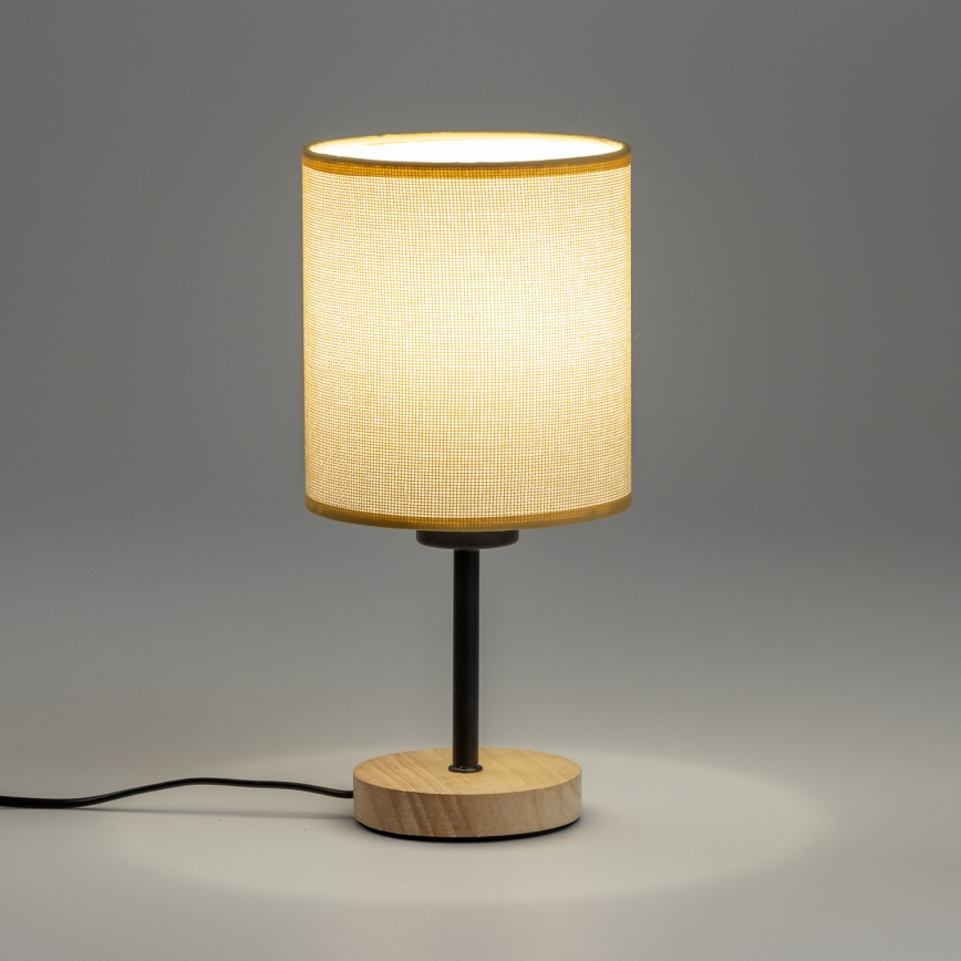 Brilagi - Stona lampa NUBILA WOOD 1xE27/25W/230V hrast/svetlobraon