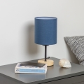 Brilagi - Stona lampa NUBILA WOOD 1xE27/25W/230V hrast/tamno plavi