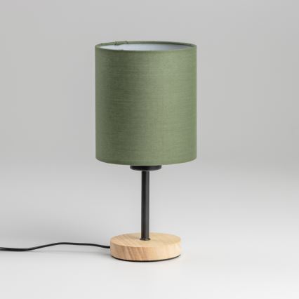 Brilagi - Stona lampa NUBILA WOOD 1xE27/25W/230V hrast/zelena