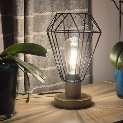 Brilagi - Stona lampa WOODY BASKET 1xE27/60W/230V hrast