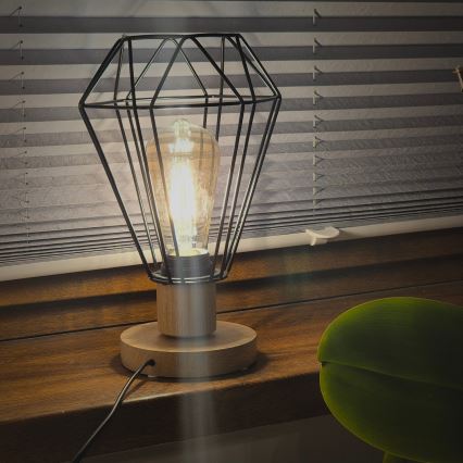 Brilagi - Stona lampa WOODY BASKET 1xE27/60W/230V hrast