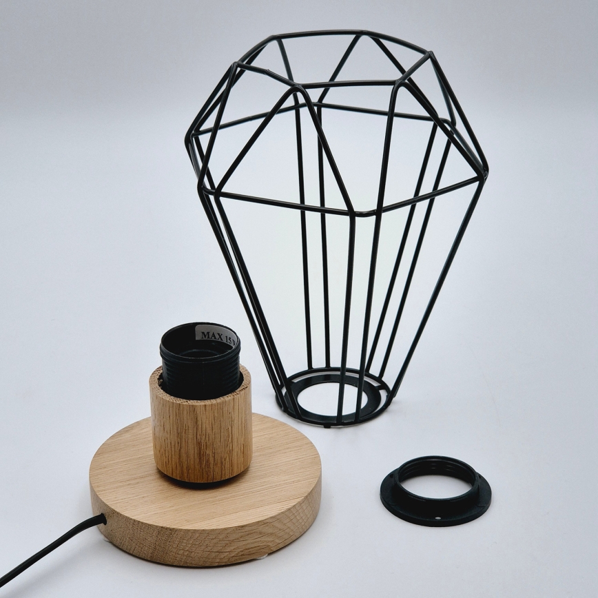 Brilagi - Stona lampa WOODY BASKET 1xE27/60W/230V hrast