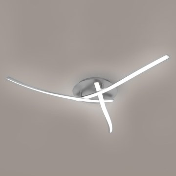 Brilagi - STRIPES LED plafonsko svetlo LED/24W/230V prečnik 64 cm srebrno