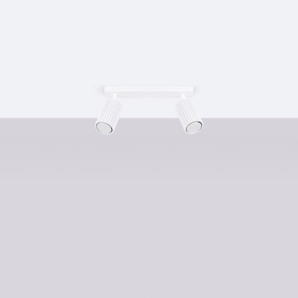 Brilagi - Stropni spot CRESTO 2xGU10/10W/230V bela